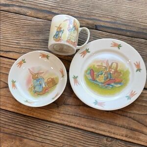 The Tale of Peter Rabbit 3 piece Dining Set by Sigma